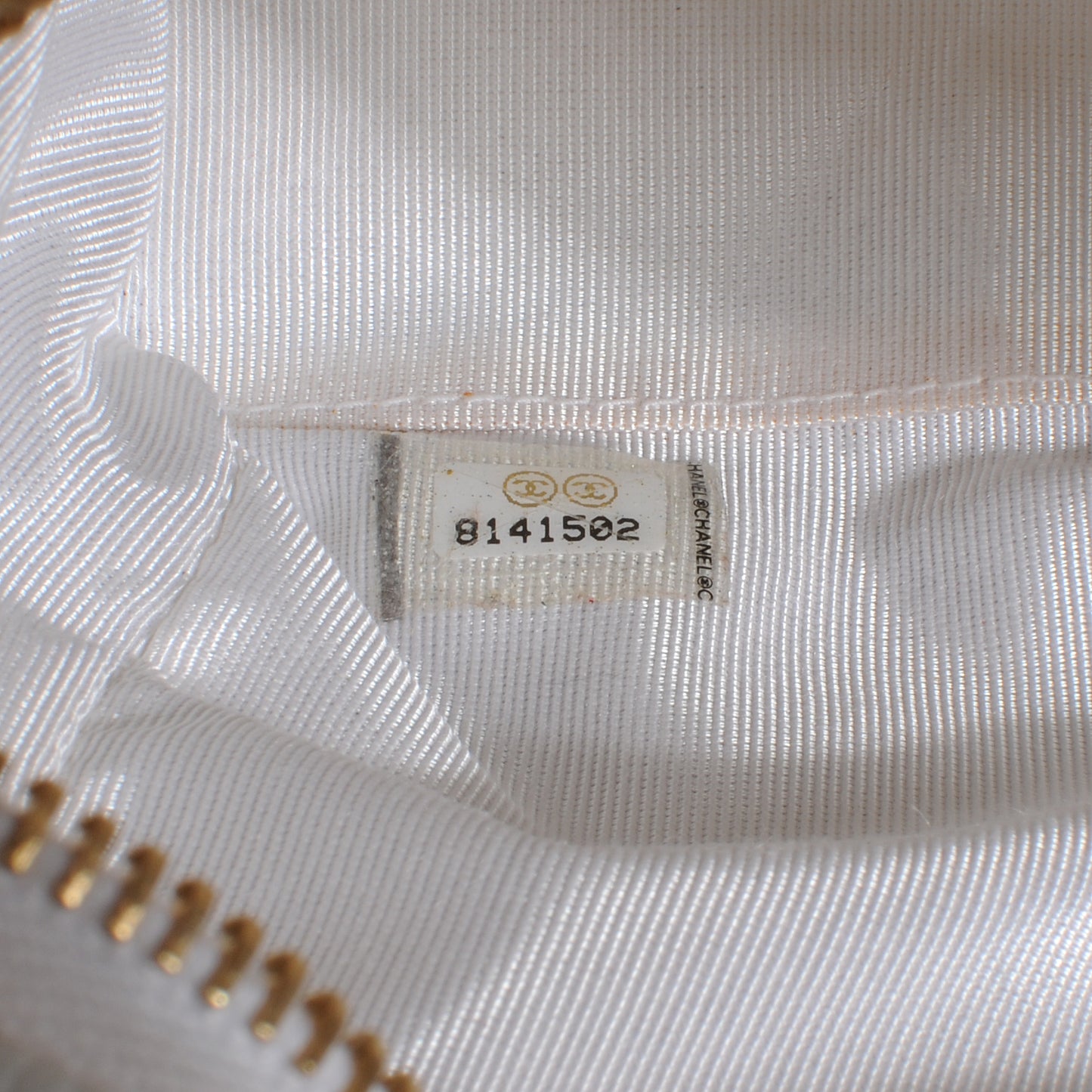 Caviar Quilted Small Bowler White
