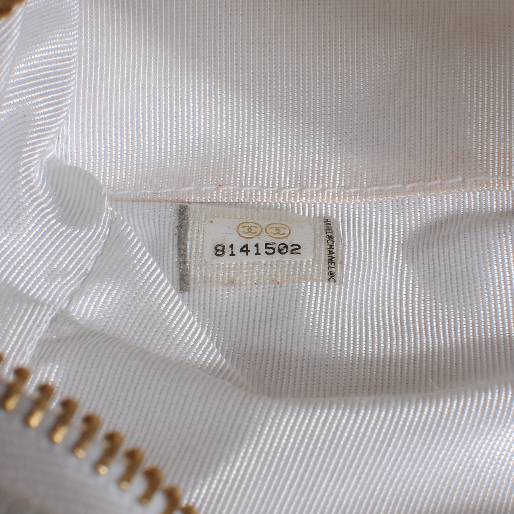 Chanel Caviar Quilted Small Bowler White 6 of 7