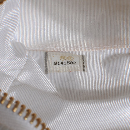 Chanel Caviar Quilted Small Bowler White 6 of 7