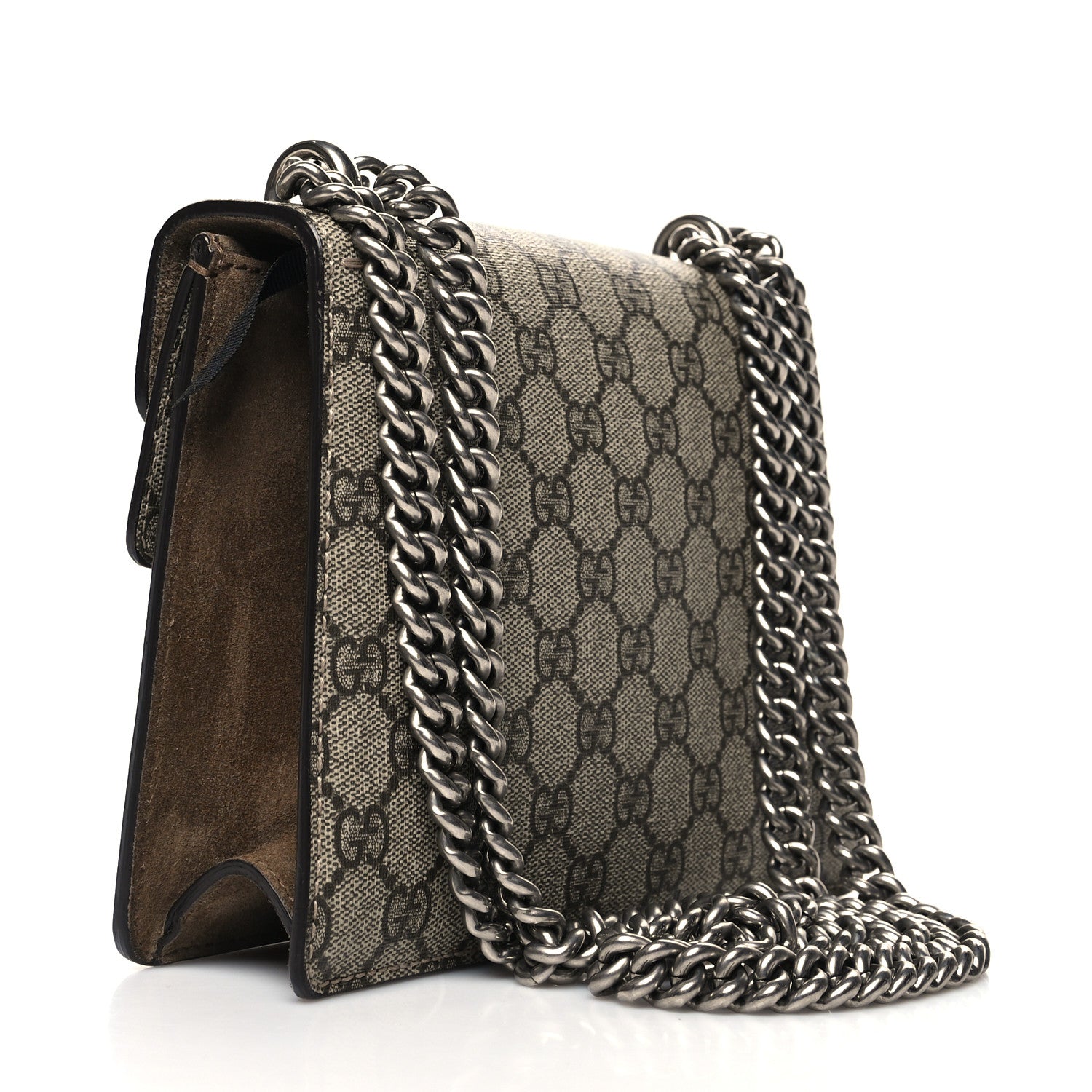Gucci GG Supreme Monogram Mini Dionysus Shoulder Bag Taupe 3 of 11