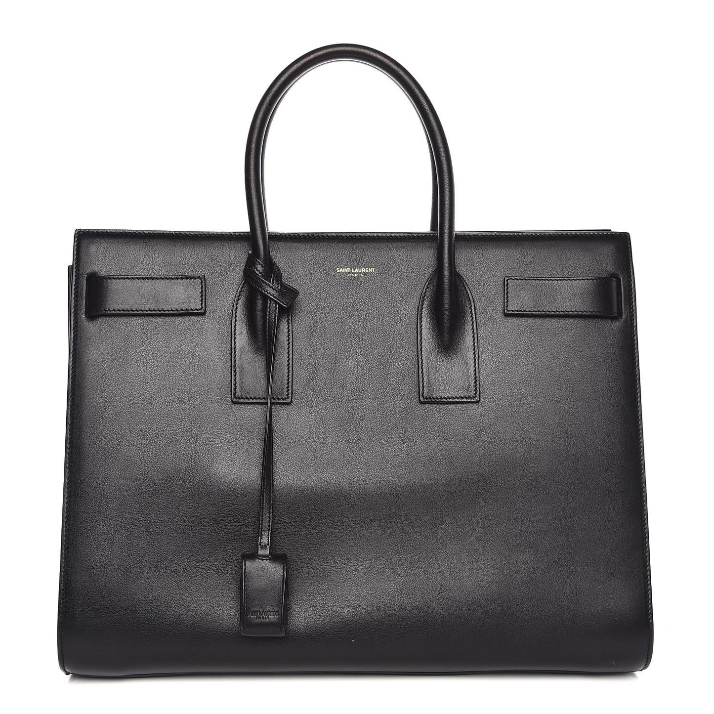 Calfskin Large Sac De Jour Carryall Black