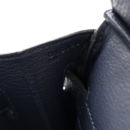 Hermes Togo Birkin 30 Bleu Nuit 7 of 11