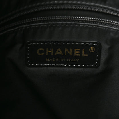 Chanel Braided Velvet Metallic Lambskin Precious Net Tote Black 6 of 11