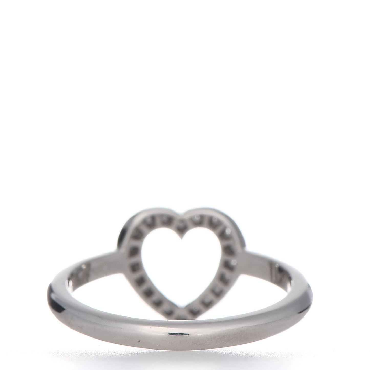 Platinum Diamond Heart Ring 47 4