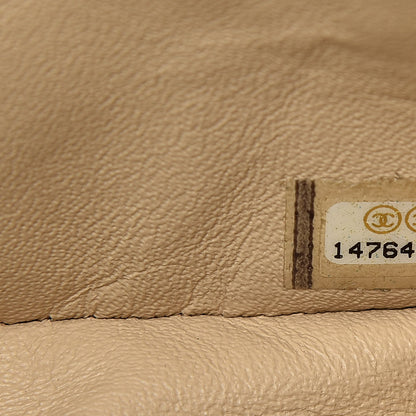 Chanel Lambskin Quilted Jumbo Double Flap Beige Clair 7 of 12