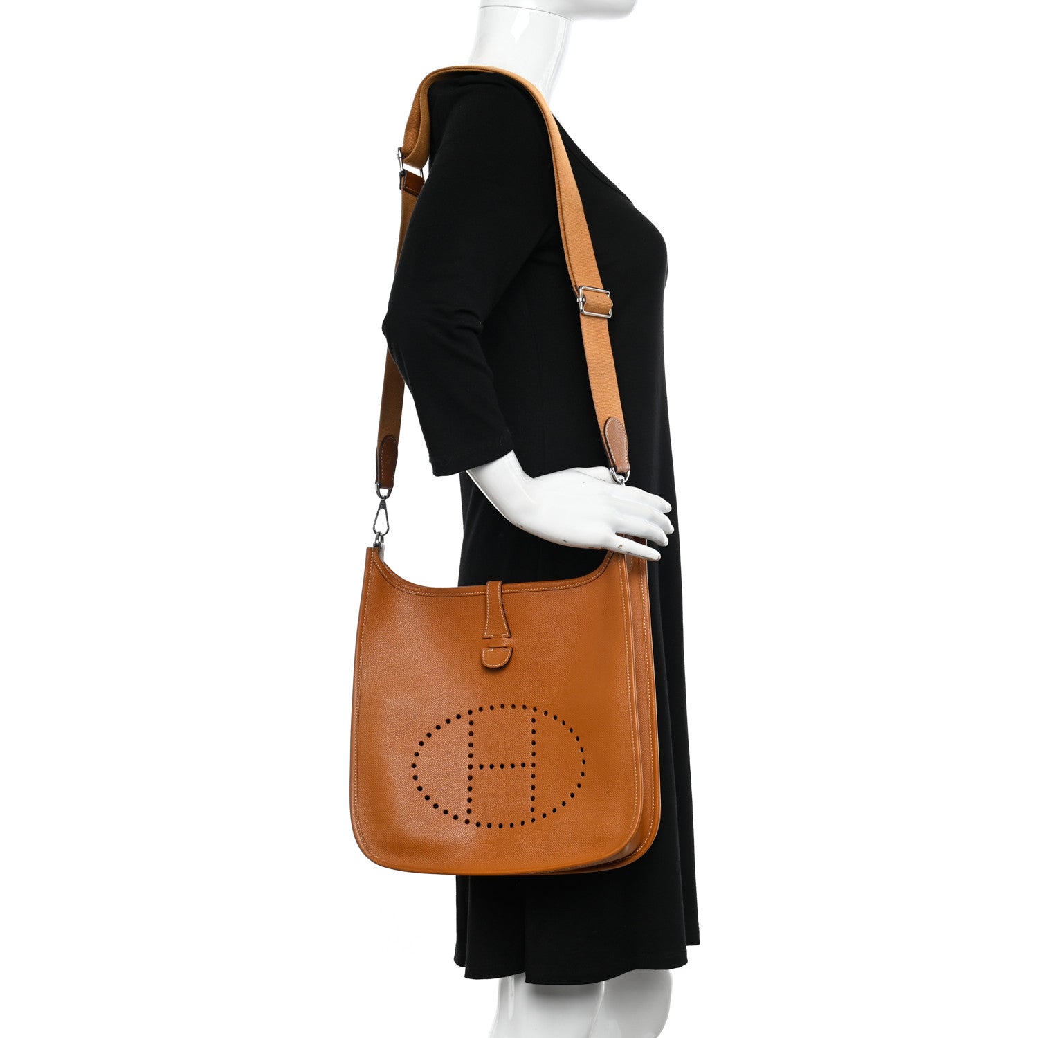 Hermes Epsom Evelyne III PM Toffee 2 of 12