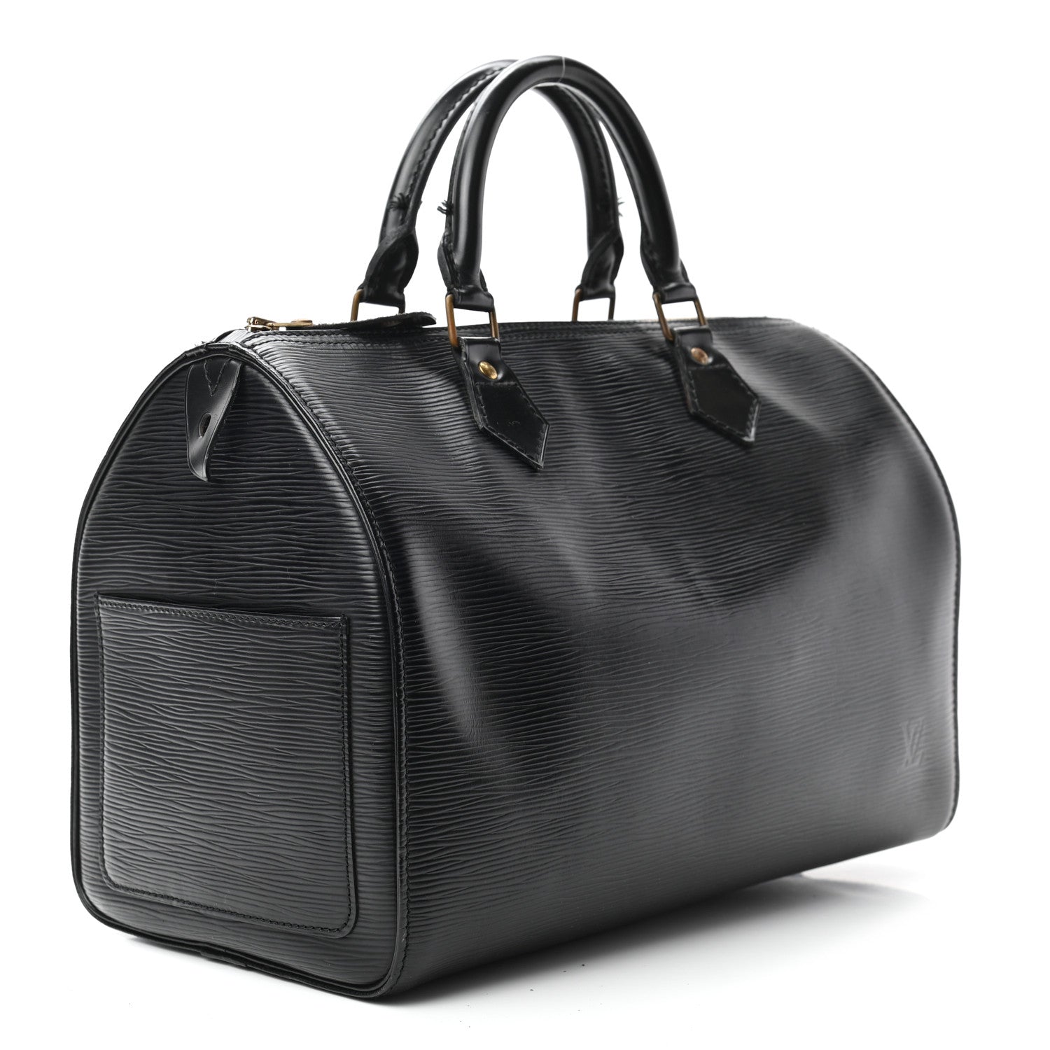 Louis Vuitton Epi Speedy 30 Black 3 of 12