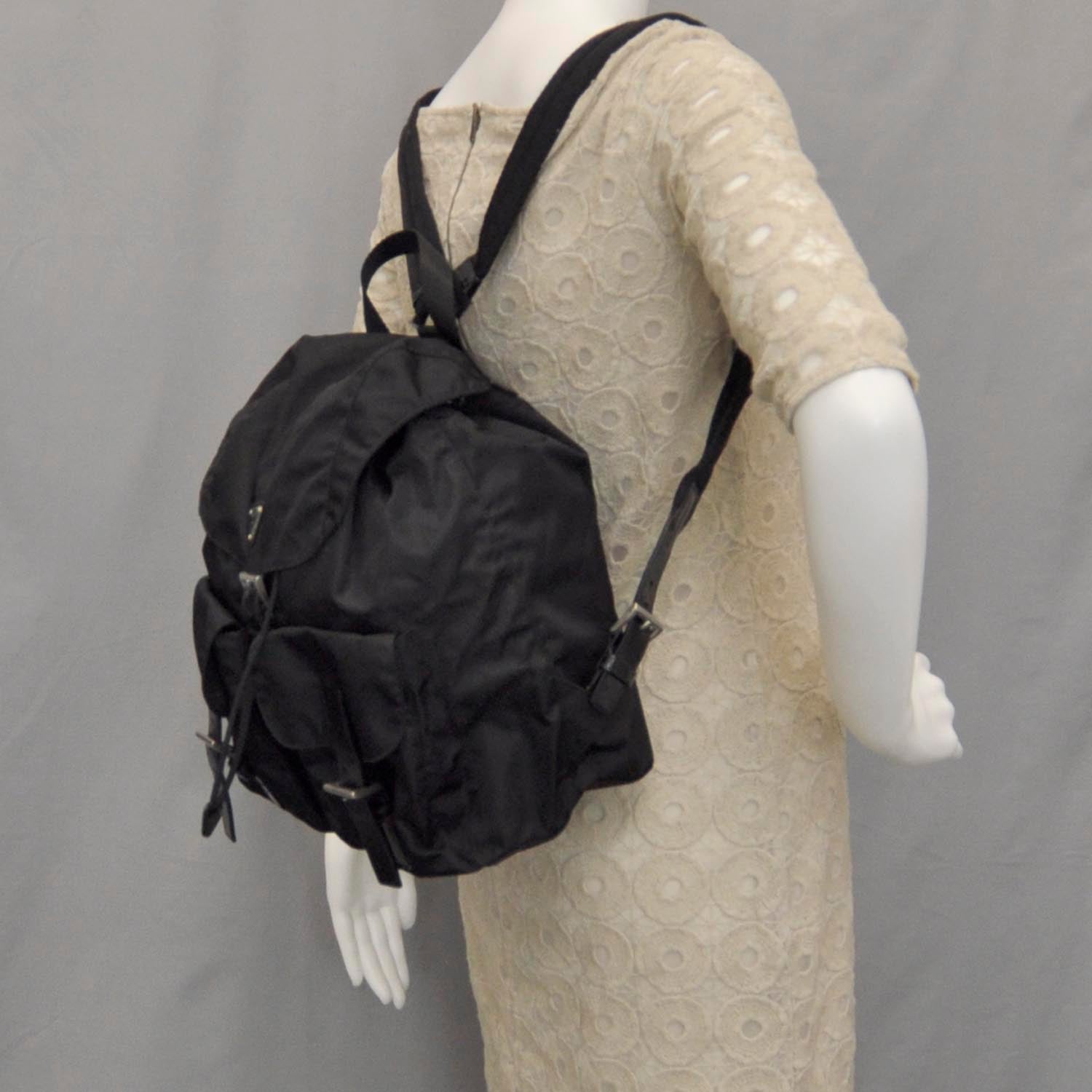 Prada Tessuto Nylon Backpack Black 2 of 7