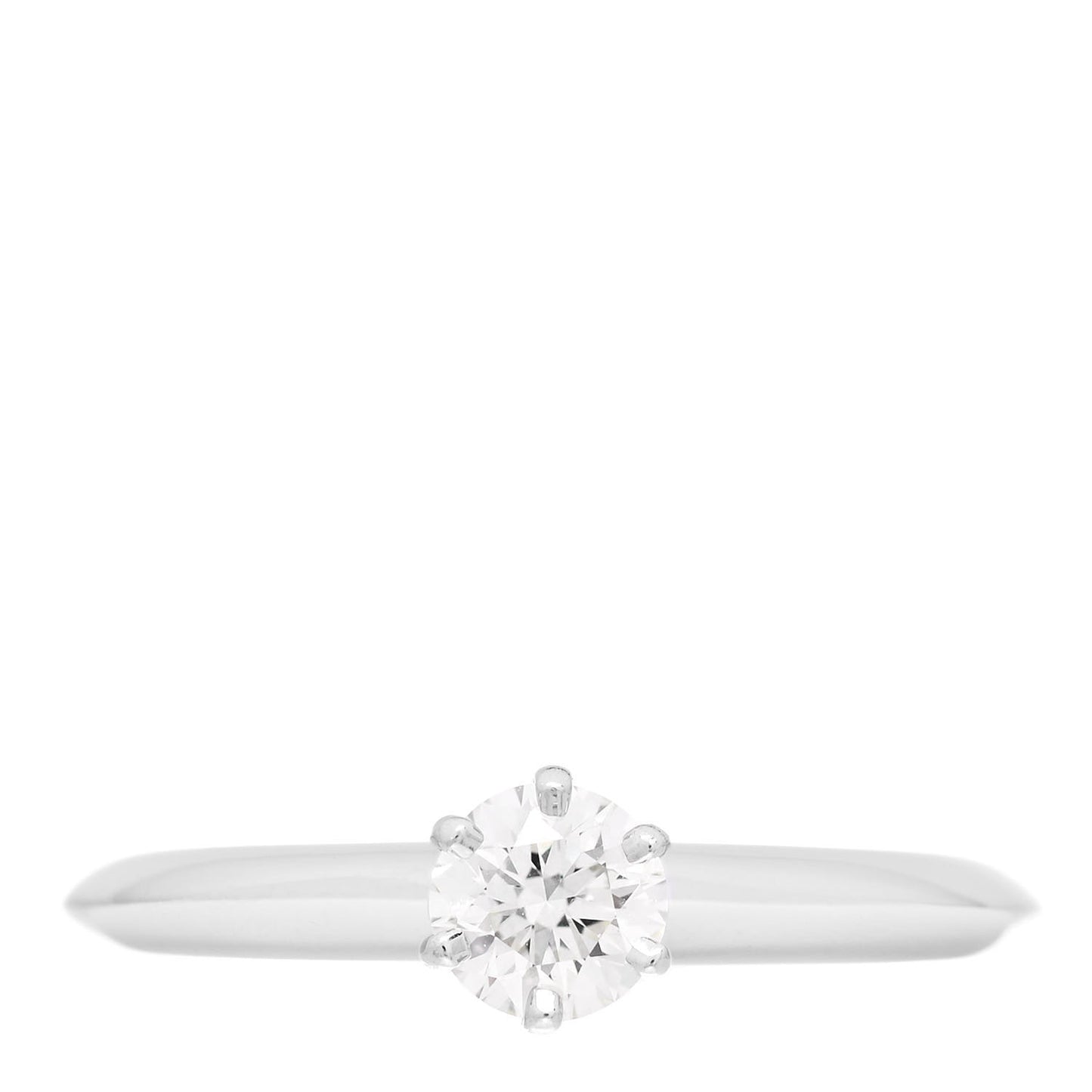 Platinum Diamond .30ct Solitaire Engagement Ring 49 5