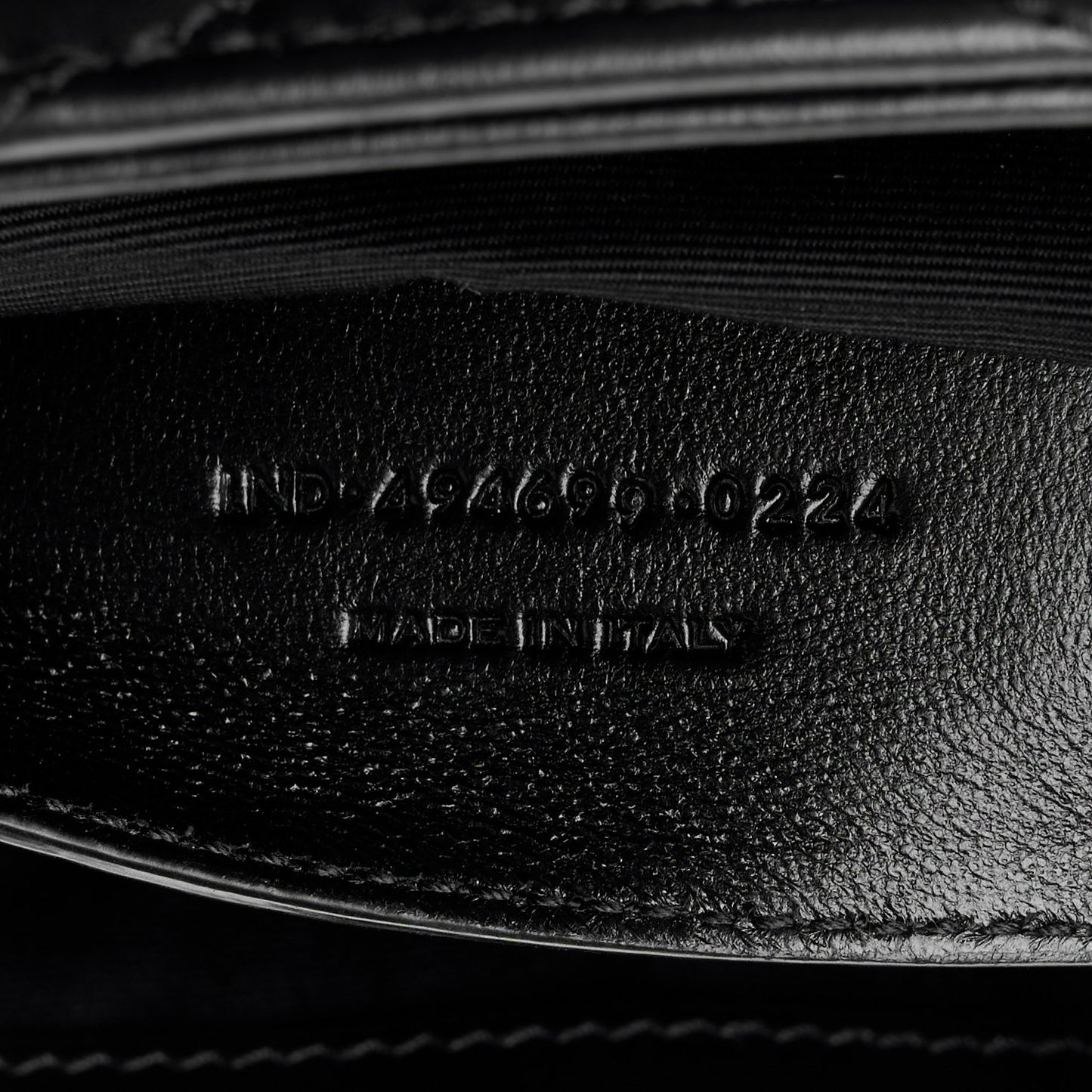 Calfskin Y Quilted Monogram Monochrome Small Loulou Chain Satchel Black
