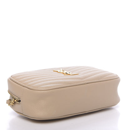 Saint Laurent Grain De Poudre Matelasse Monogram Mini Lou Camera Bag New Powder 4 of 11