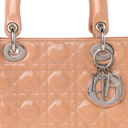 Christian Dior Patent Cannage Medium Lady Dior Pale Pink 8 of 14