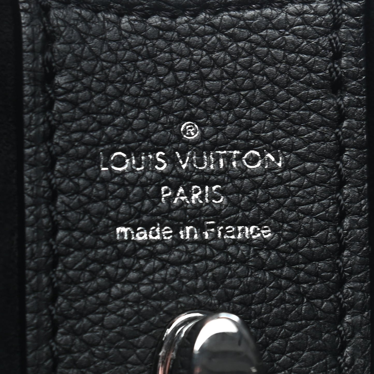 Calfskin Lockme Hobo Black