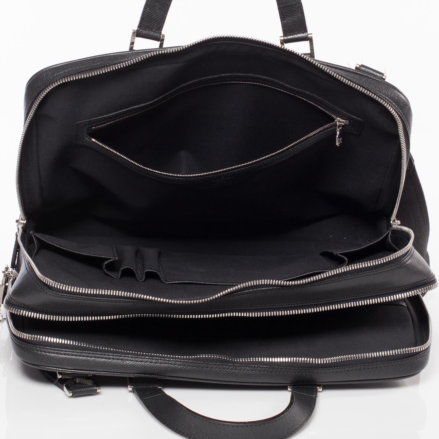Louis Vuitton Taiga Alexander Briefcase Slate 9 of 9