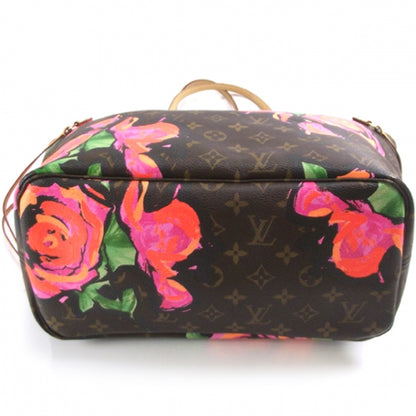Louis Vuitton Monogram Roses Neverfull MM 4 of 9