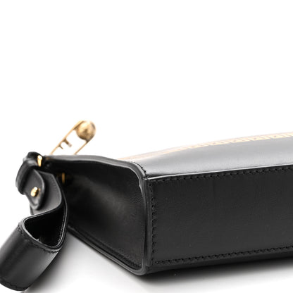 Fendi X VERSACE Vitello Grace Fendace FF Baroque Logo Large Flat Pouch Black 8 of 9