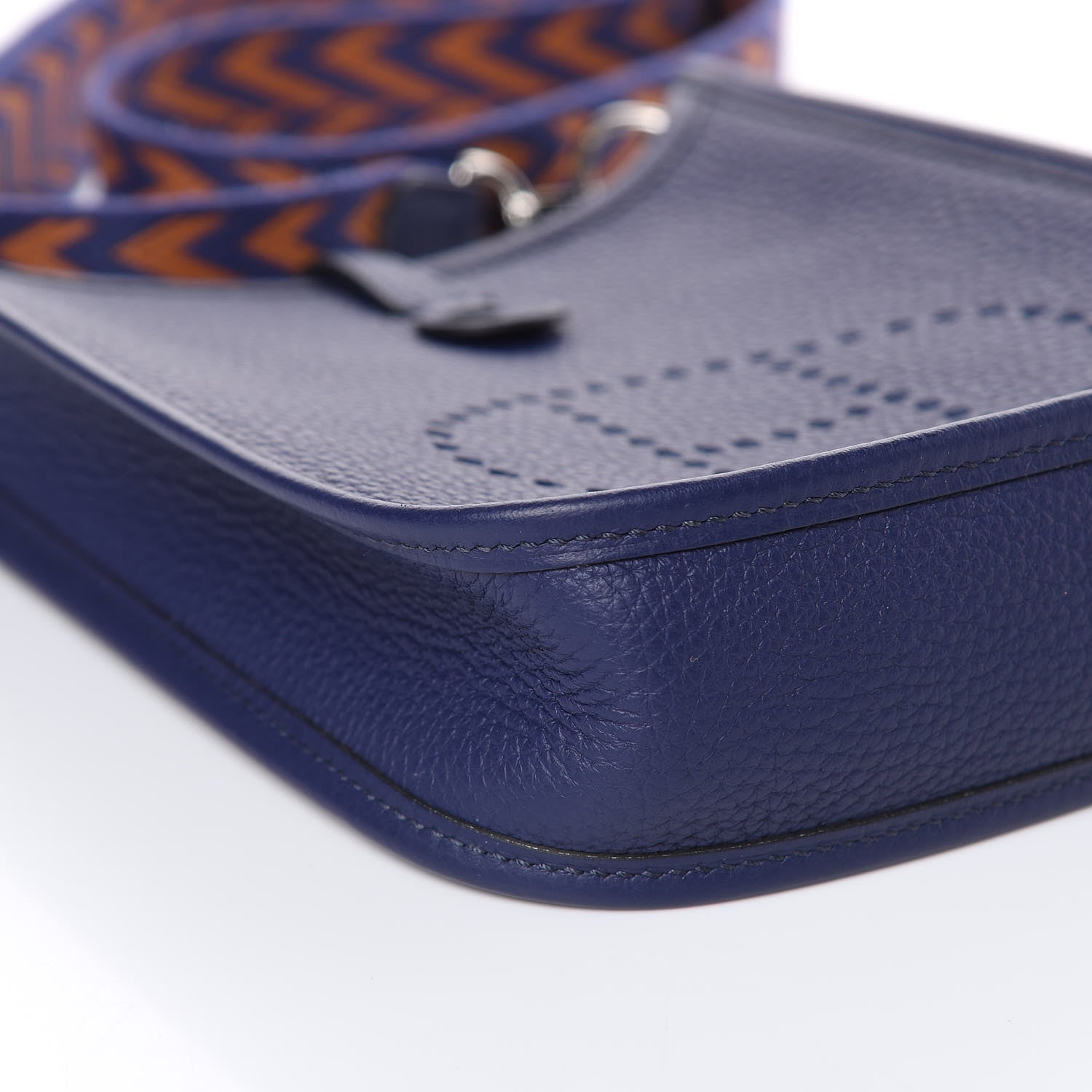 Hermes Taurillon Clemence Amazone Evelyne TPM Bleu Encre 9 of 12
