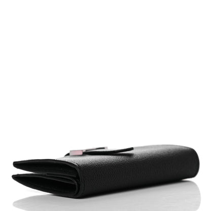 Hermes Chevre Mysore Mini Bearn Wallet Black 4 of 8
