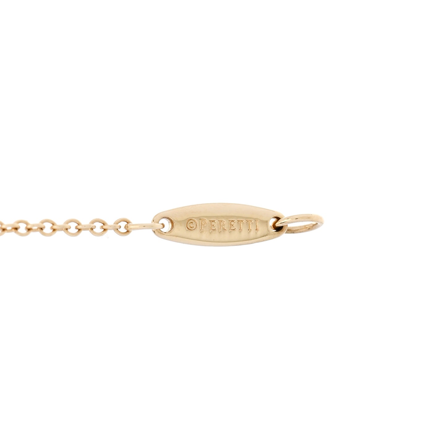 18K Yellow Gold Diamond .08ct Elsa Peretti Diamonds By The Yard Bracelet
