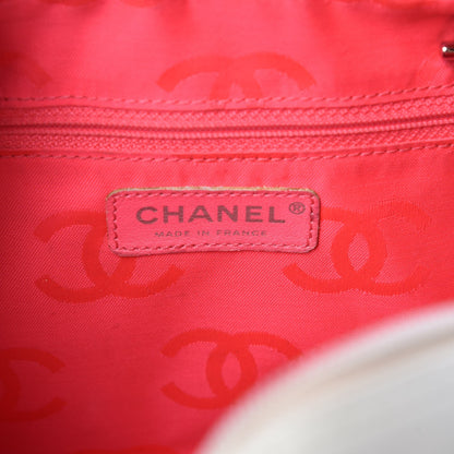 Chanel Calfskin Quilted Large Cambon Bowler Black White 5 of 12