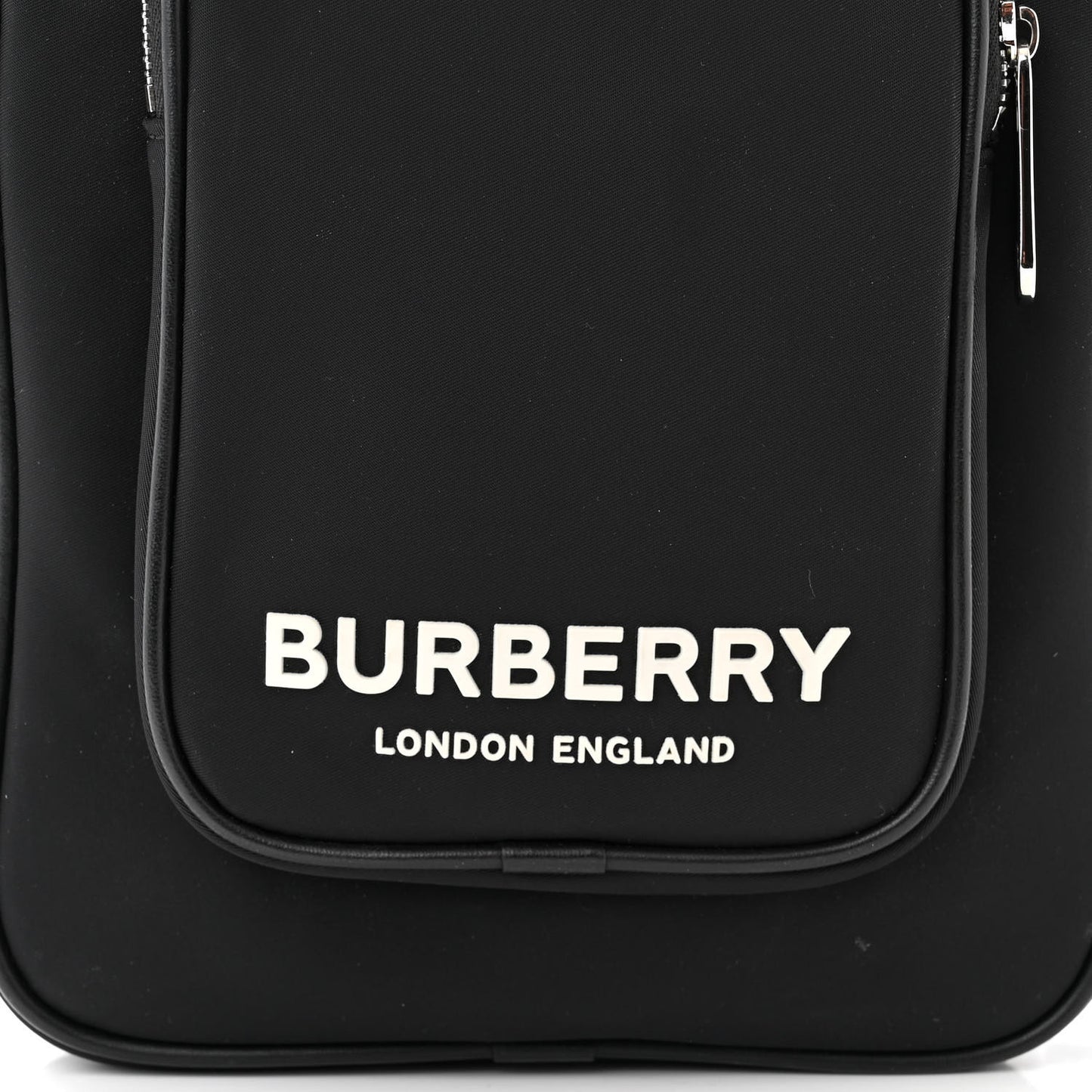 Nylon Logo Kieran Shoulder Bag Black