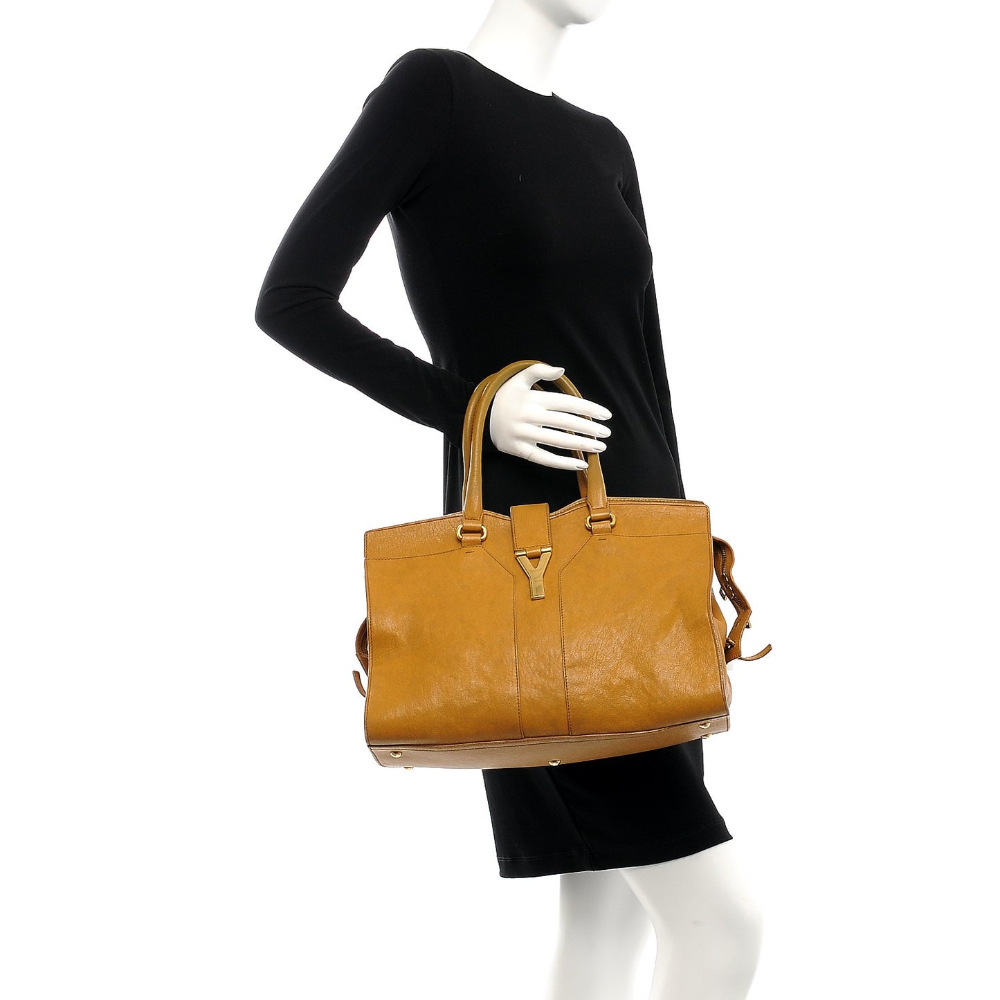 Sheepskin Medium Cabas ChYc Mustard
