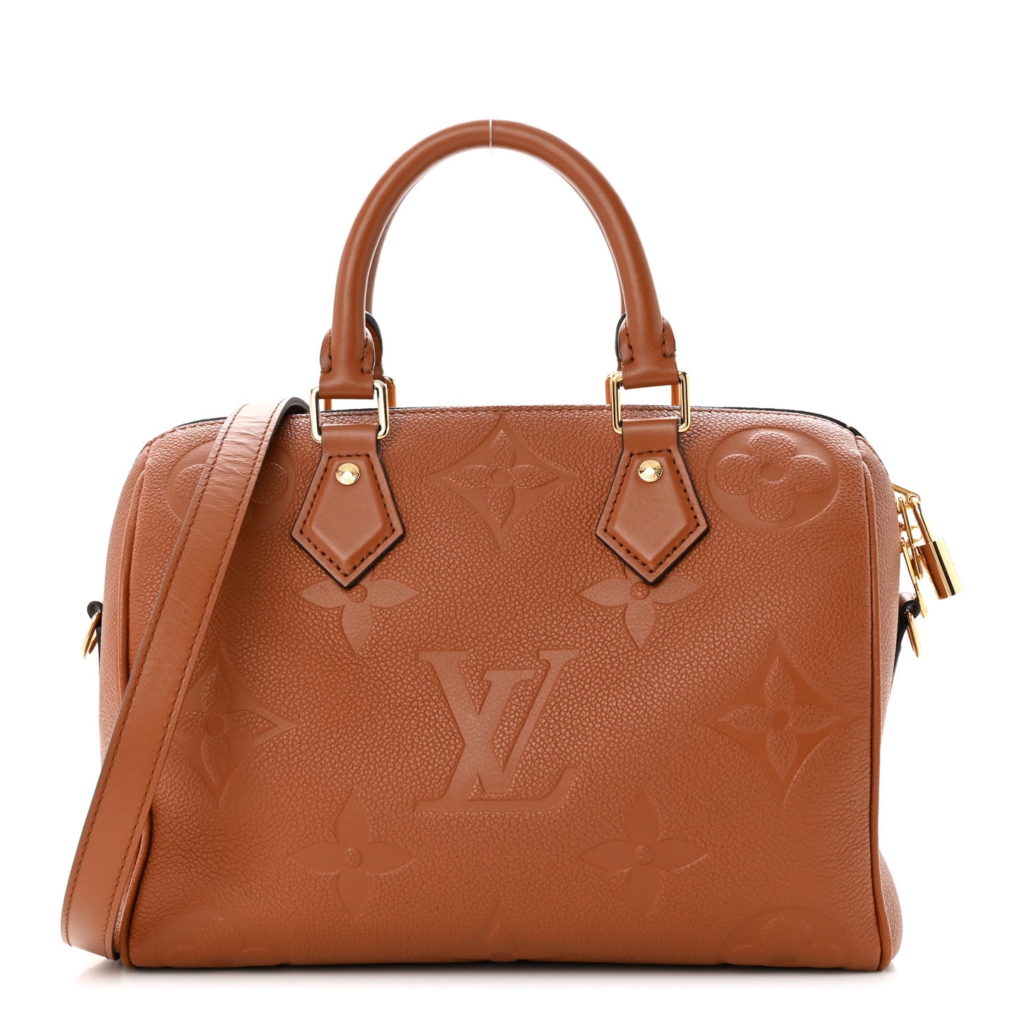 Empreinte Monogram Giant Speedy Bandouliere 25 Cognac