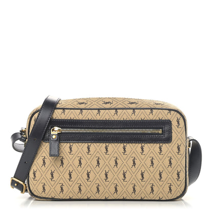 Saint Laurent Canvas Monogram All Over Camera Bag Beige 1 of 4