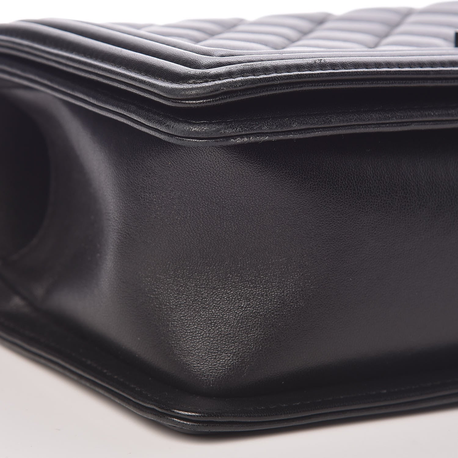Chanel Lambskin Quilted Medium Boy Flap Black 9 of 11