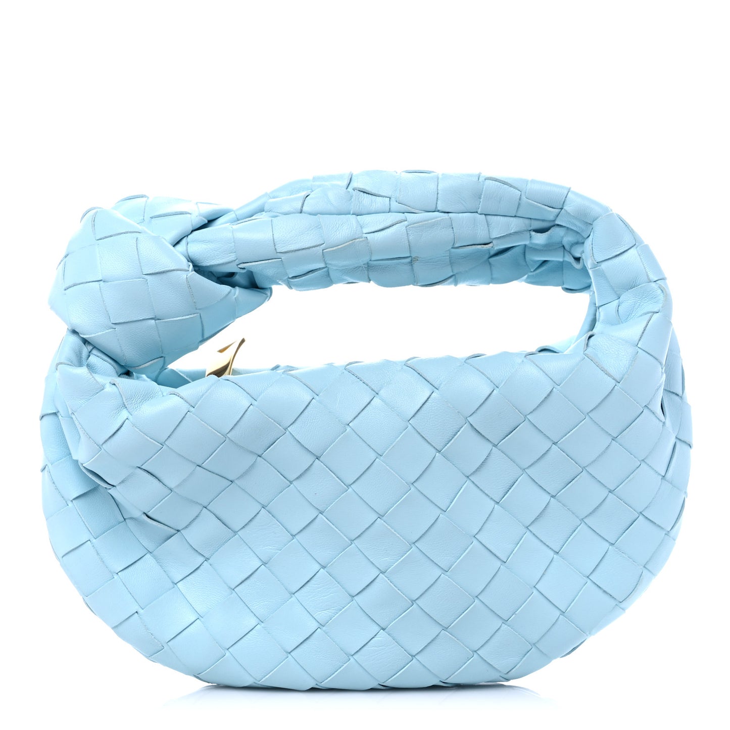 Nappa Intrecciato Mini Jodie Teal Washed