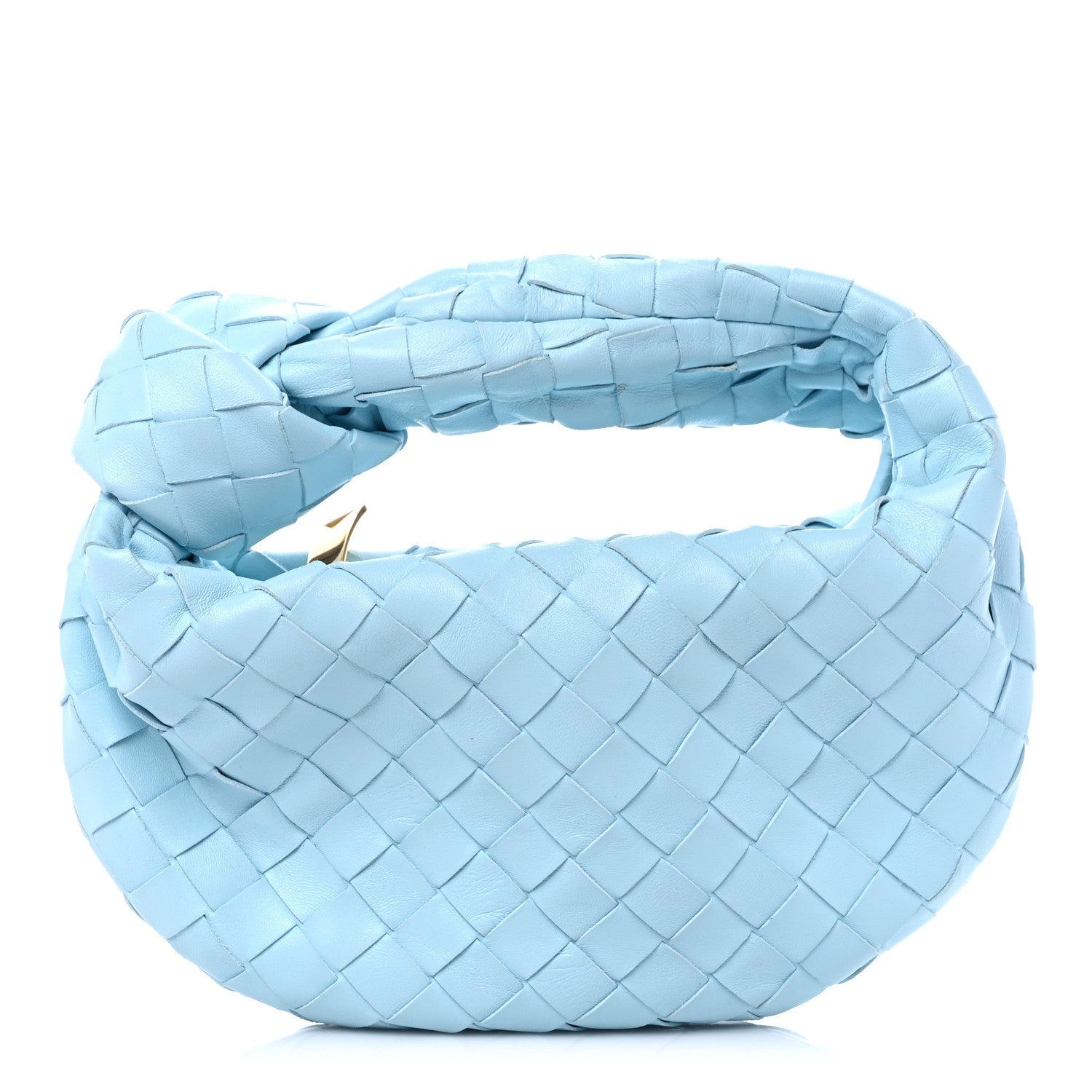 Bottega Veneta Nappa Intrecciato Mini Jodie Teal Washed 1 of 8