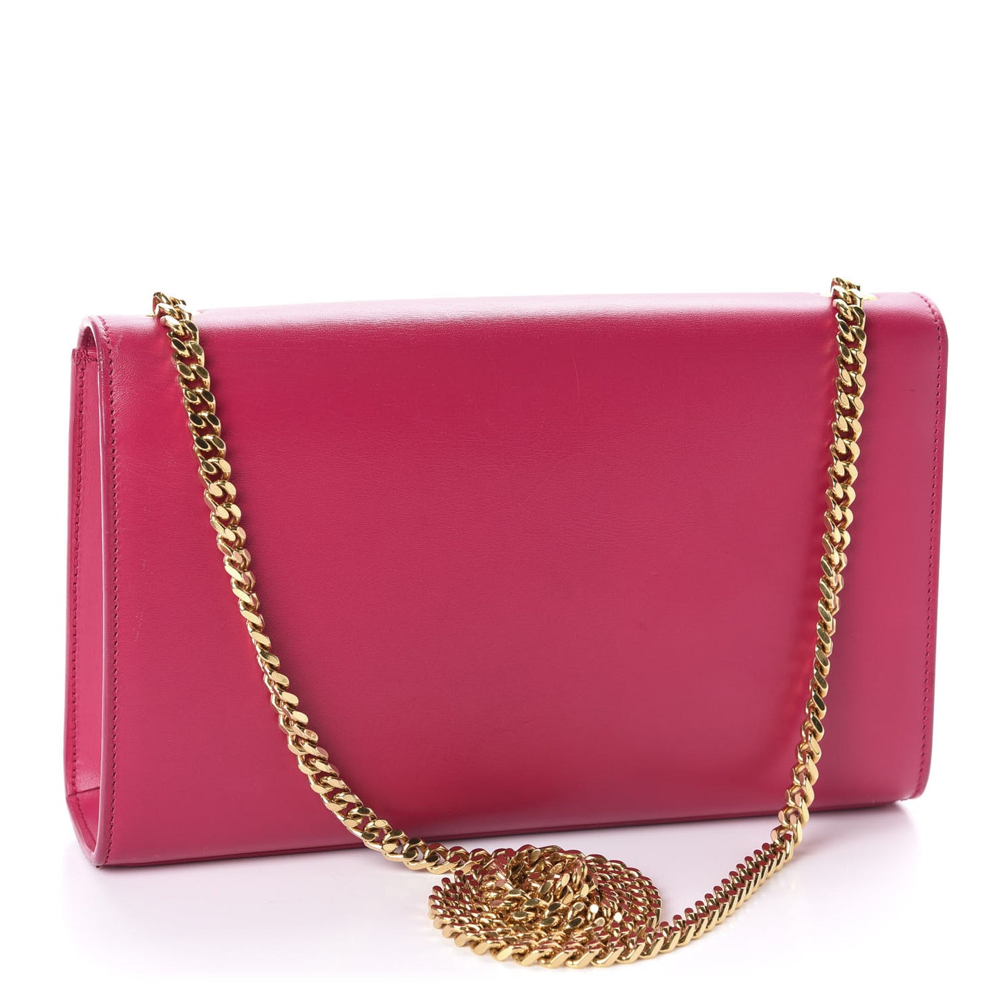 Smooth Calfskin Medium Classic Monogram Kate Tassel Satchel Fuchsia