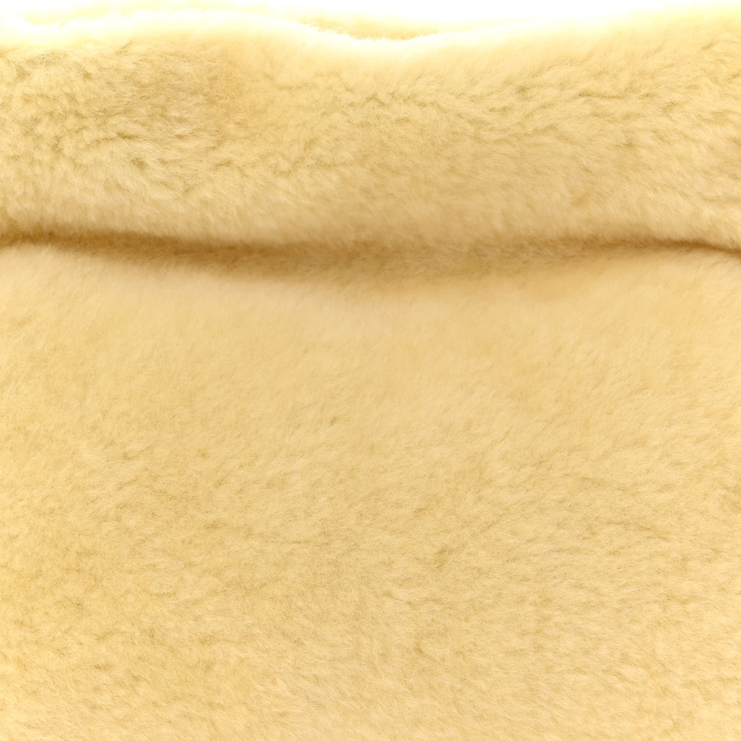 Shearling Flamenco Knot Clutch Cream