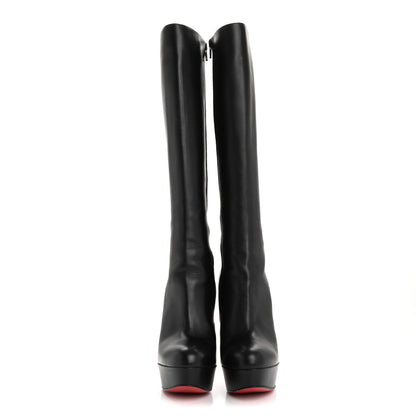 Christian Louboutin Calfskin Bianca Botta 120 Knee Boots 35.5 Black 2 of 10