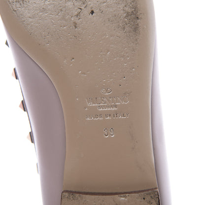 Valentino Garavani Nappa Rockstud Cage Ballerina Flats 39 Poudre 9 of 11
