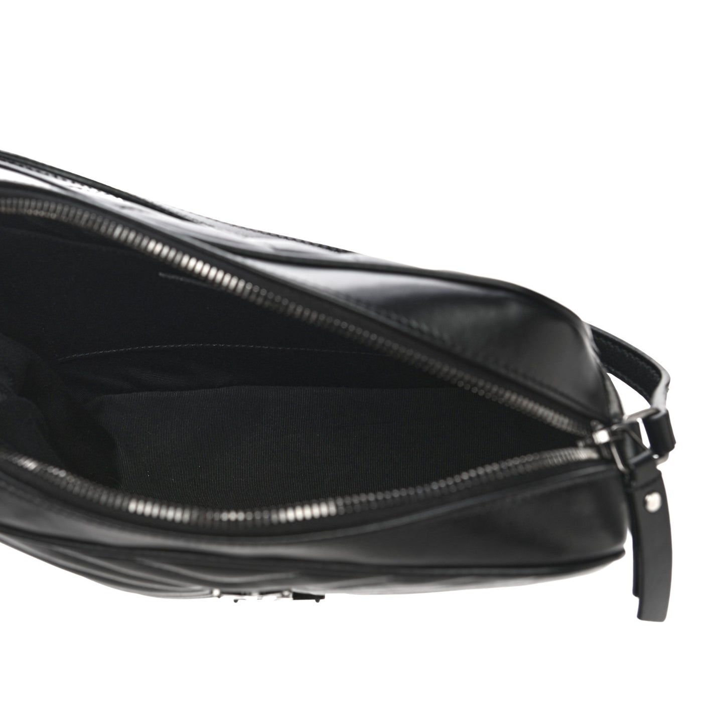 Calfskin Matelasse Monogram Lou Camera Bag Black