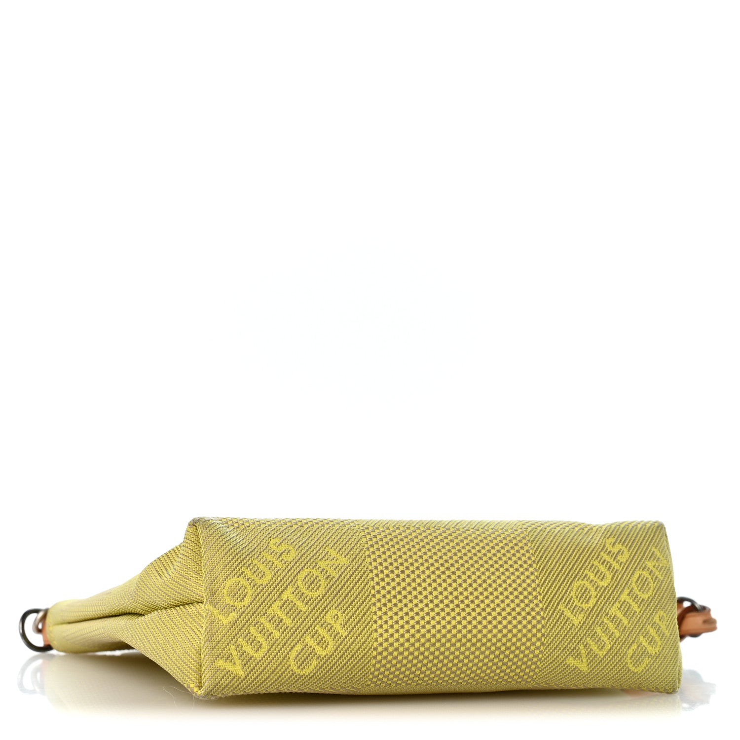 Louis Vuitton Damier Geant Americas Cup Pochette Accessories Volunteer Bag Yellow 4 of 14