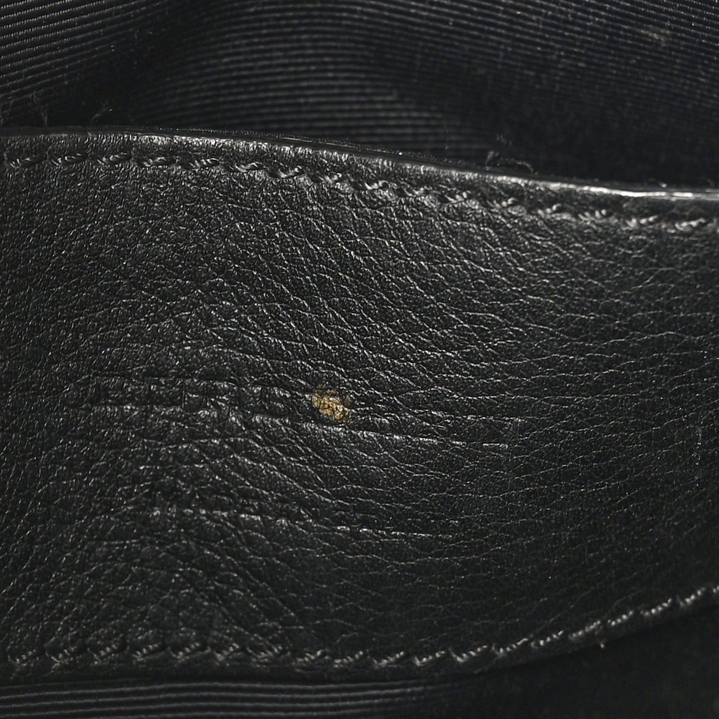 Pebbled  Calfskin Embossed Thornton Messenger Bag Black