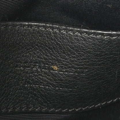 Burberry Pebbled  Calfskin Embossed Thornton Messenger Bag Black 6 of 10