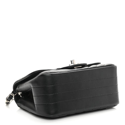 Chanel Lambskin Chevron Quilted Mini Square Flap Black 4 of 9