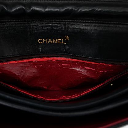 Chanel Lambskin Quilted Medium Single Flap Black 11 of 11