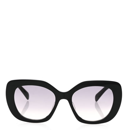 Celine Acetate Triomphe 01 Square Sunglasses CL 40226U Black 2 of 7
