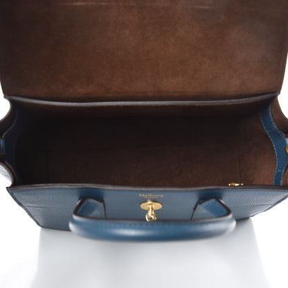 Mulberry Classic Grain Small Bayswater Satchel Deep Sea 5 of 9