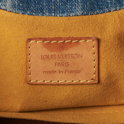 Louis Vuitton Monogram Denim Pleaty Blue 9 of 10