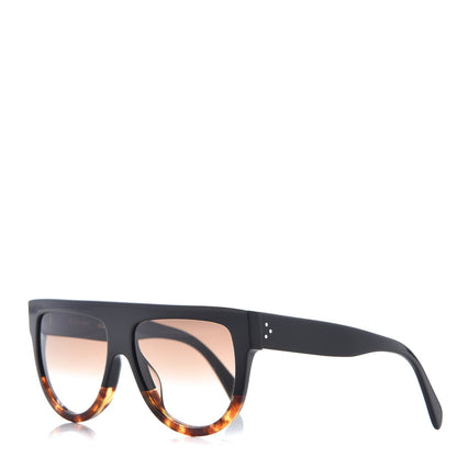 Celine Shadow Sunglasses CL 41026/S Black Havana 1 of 7