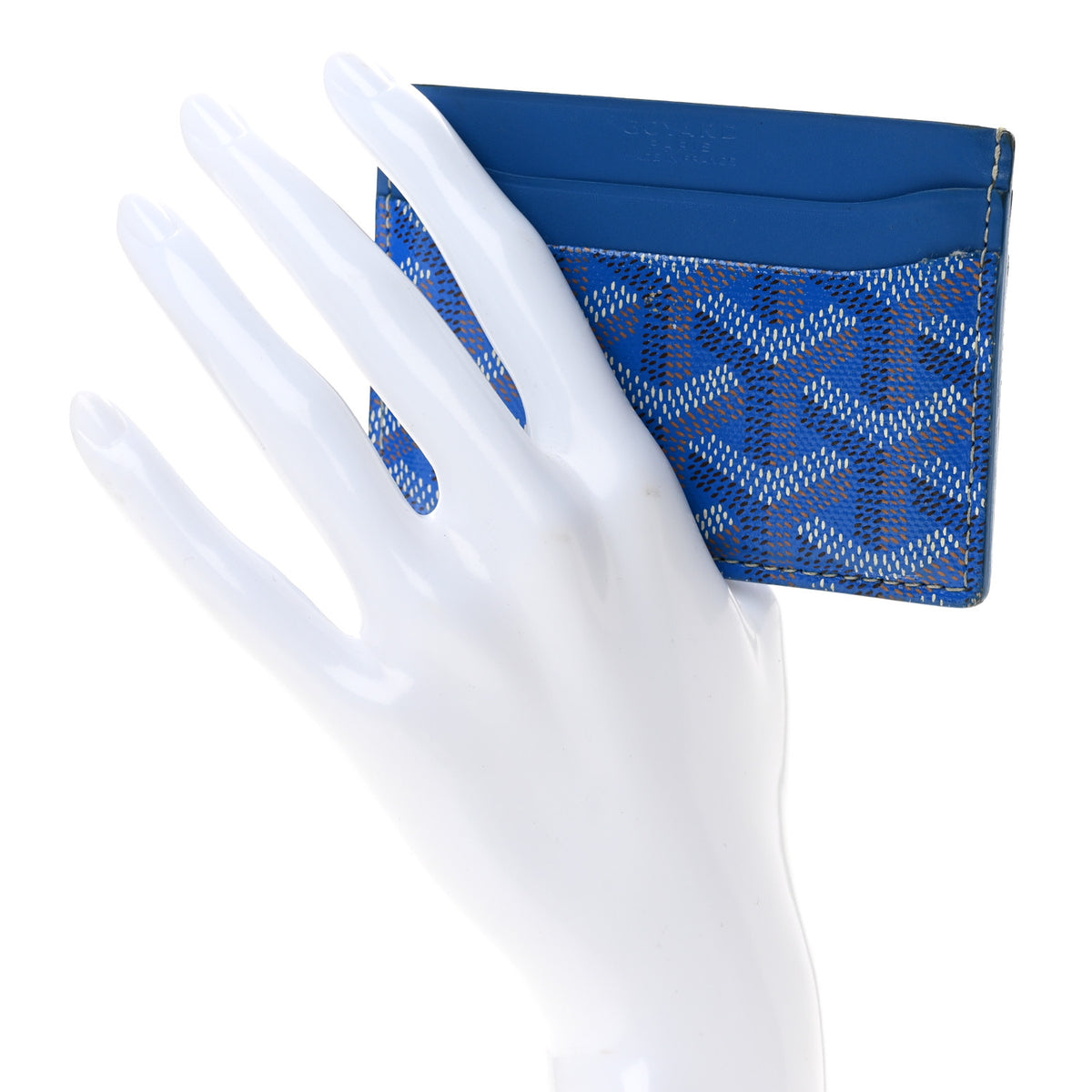Goyard Goyardine Saint Sulpice Card Holder Sky Blue 2 of 10