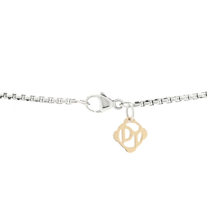 David Yurman Sterling Silver 14K Yellow Gold Petite X Cross Pendant Necklace 5 of 5
