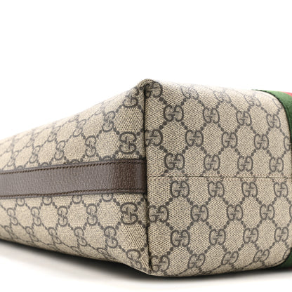 Gucci GG Supreme Monogram Medium Ophidia Tote Bag Brown 8 of 11