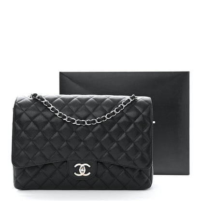 Chanel Caviar Quilted Maxi Double Flap Black 11 of 11