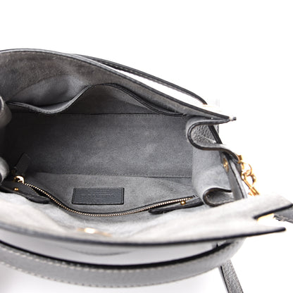 Valentino Garavani Grained Calfskin Small My Rockstud Frame Bag Gray 4 of 15